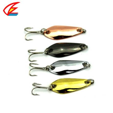 1x3.5cm 3.7g Mini Metal Spoon Jig Lure Spinner Hard Bait Isca Artificial Lures with Hook Sea River Fishing Tackle SP017