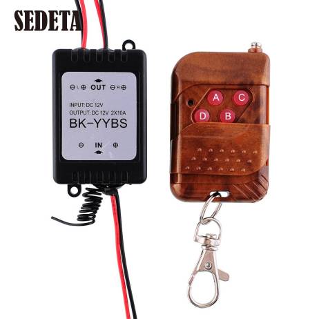 Hot 1X 12V Wireless Remote Control Module W/Strobe Flash For Car Auto Vehicle Trucks Bulbs Light LED Strips