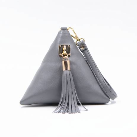 Fashion Mini Tassel Clutch Black Leather Bag Designer Purse Famous Brand Women Fringe Handbag Evening Bags Bolsa Feminina tas