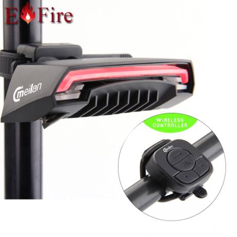 Brand mading Smart Bicycle Light Bike rear tail Led Light Wireless Control Laser Beam Chargeable Cycling Light Meilan X5