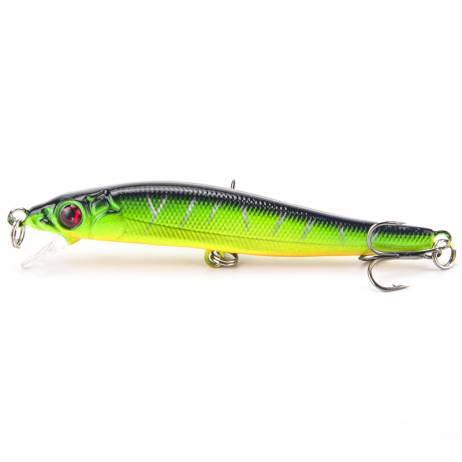 New Minnow Fishing Lures 8CM 5.7G 8# Hooks Fish Minnow Lure Tackle Hard Bait Pesca Wobbler Artificial Swimbait 1pcs/lot