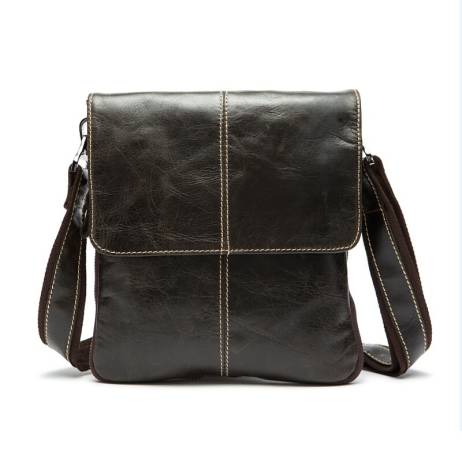 High quality genuine leather bag fashion designer crossbody bags design men bags cowhide leather small messenger bag for man