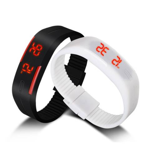 NEW Fashion Sport LED Watches Candy Color Silicone Rubber Touch Screen Digital Watches, Waterproof Bracelet Wristwatch