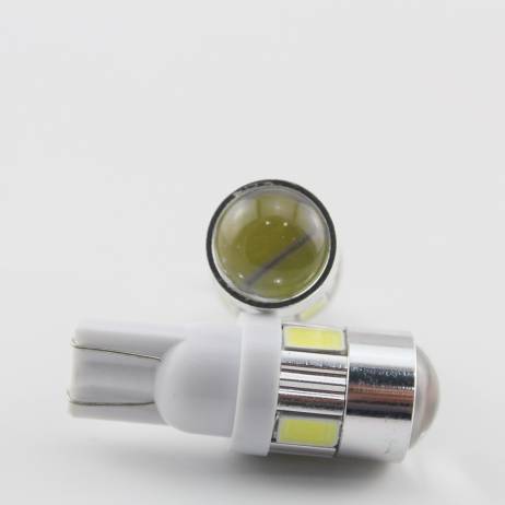 New update 4 colors T10 LED 1 PCS Auto Car Light Bulb 5730 SMD 6 LED W5W 12V Interior Parking Projector Lens Free Shipping