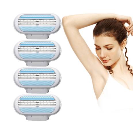 Brand New 4 pcs/lot High Quality Blade to Female Razor Sharpener Shaving Razor Blades for Women Care Venuse MFA-32