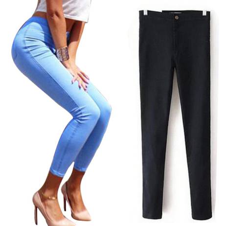 Jeans For Women 2016 Jeans Woman With High Waist Skinny Pencil Women's Jeans Femme Denim High Waist Women Jeans Pants Trousers