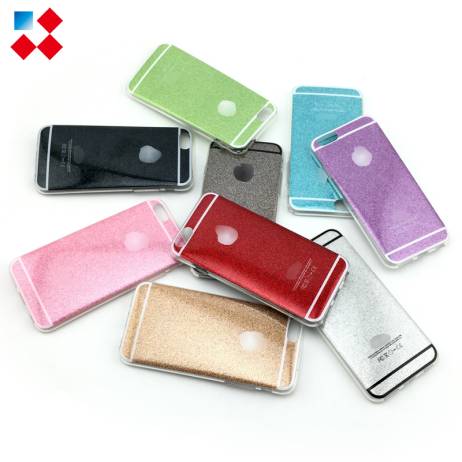 New Sparkling Bling Soft Gel TPU Silicone Macaron Glitter Candy Color Back Case Cover for iPhone 4 4s 5 5s SE Back Case Cover