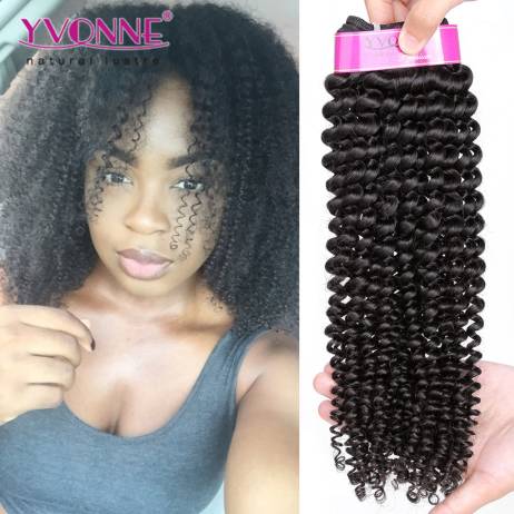 Yvonne Brazilian Kinky Curly Virgin Hair,3Pcs/lot Brazilian Hair Weave Bundles,Top Quality Aliexpress 100% Remy Human Hair