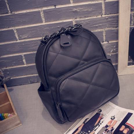2016 New Women's Fashion Backpacks School Bags for Teenagers PU Solid Backpack Famous Brands Leather Backpack + Free Shipping