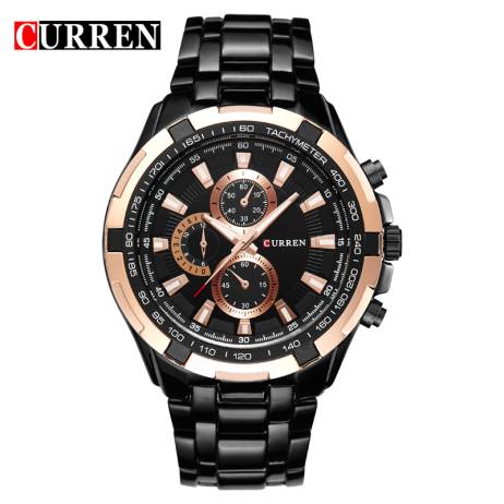 Curren Fashion Watches Stainless Steel Brand boys Wristwatches Men Fashions Clock Analog Quartz Dress Men's Sport Watches,W8023