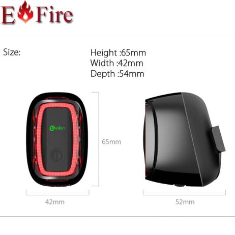 New Brand mading Smart Bike tail Light Bicycle rear back led Light rechargeable 6models CE RHOS FCC Certification Meilan X6