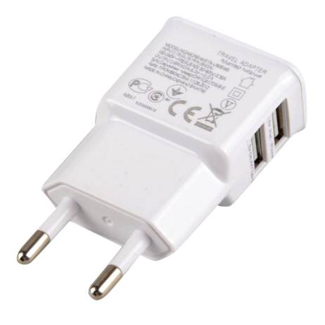Hot Sale 2.1A Dual 2Port USB EU Home Travel Wall Charger Adapter For Samsung Galaxy N7100 VA341 P