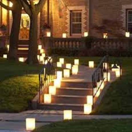 2015 New Arrival!Heart light Holder Luminaria Paper Lantern Candle Bag For Party Home Outdoor Wedding Decoration 20pcs/lot