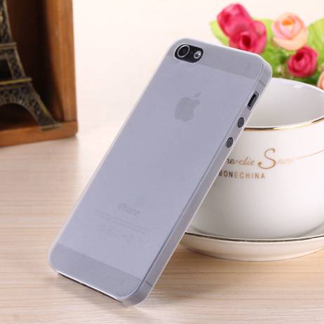 Ultra thin 0.3mm matte Case cover skin for iPhone 5 5S Translucent slim Soft plastic Cellphone Phone case