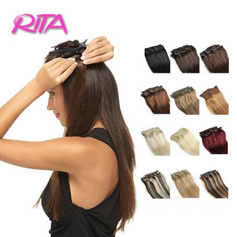 Clip In Human Hair Extensions 18-28Inch Remy Human Hair Clip In Extensions 100g Natural Hair Brazilian Clip In Extensions