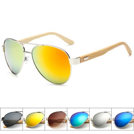 2016 Newest Bamboo Sports Sunglasses Men Wooden Sun glasses Women Brand Designer UV400 Mirror Original Wood Glasses