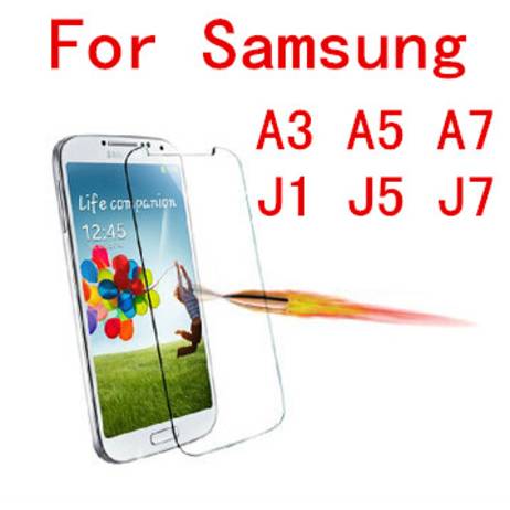 0.26mm Tempered Glass For Samsung Galaxy A3 A5 A7 J1 J5 J7 case Screen Protector Film slim coque fundas Without Retail Package