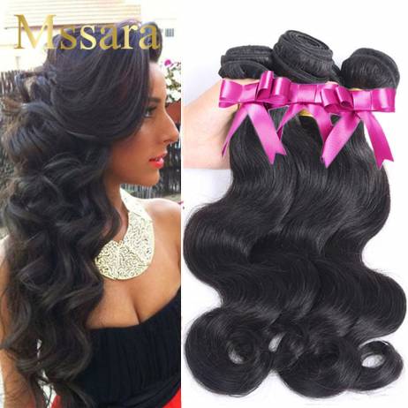 Grace Hair Products Brazilian Virgin Hair Body Wave 3Pcs/Lot 7A Unprocessed Human Hair Brazilian Body Wave Hair Weave Bundles
