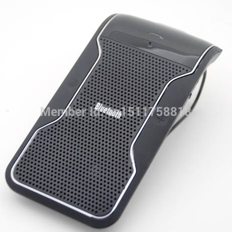 Free Shipping Wireless Bluetooth Car Kit Handsfree Speakerphone Hands Free Car Bluetooth Handsfree Kit + Car Charger