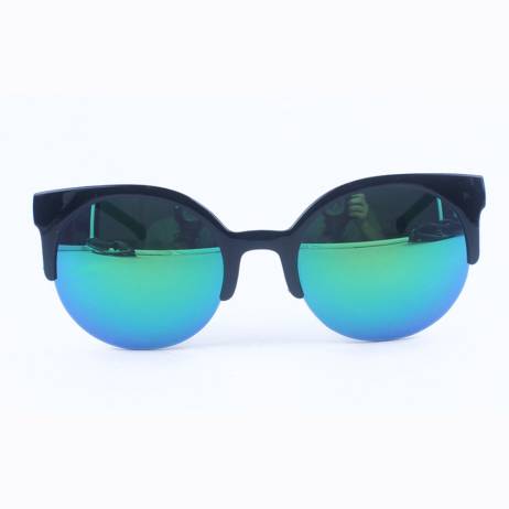 2016 new brand Half Frame Sexy Cat Eye Sunglasses Resin Plastic Coating 4 Color Brand vintage female oculos Fashion gafas de sol