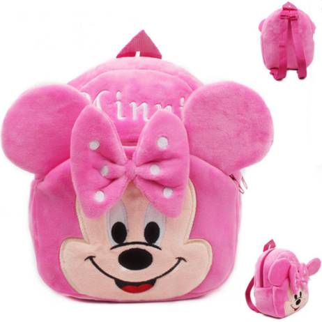 2016 New Top Quality Minnie Plush Cartoon Toy Backpack Children Character School Bag Gift For Kids Mochila Infantil Hot Sale