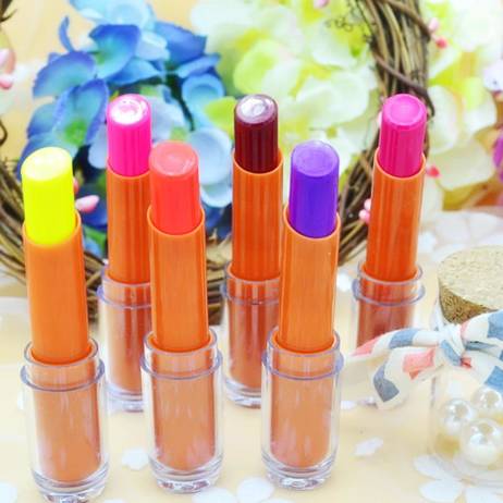 6 Colors Available Glow In The Dark Lipsticks Makeup Shiny Party Fluorescent Luminous Lip Stick Lip Gloss VDF33 P