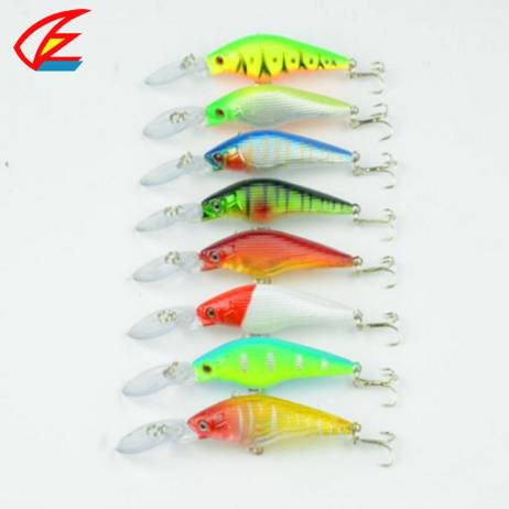 9cm 6.6g Fishing Lure Pike Hard Plastic Baits 3D Fish Eye Artificial Swimbait Crankbait Lighted Color Fishing Lures MI030