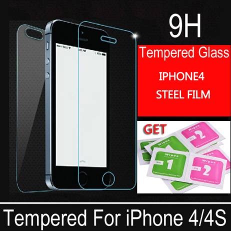 Protective Glass For iPhone 4/4s Glass for iphone 4s tempered glass front protective glass the screen on the Iphone 4s