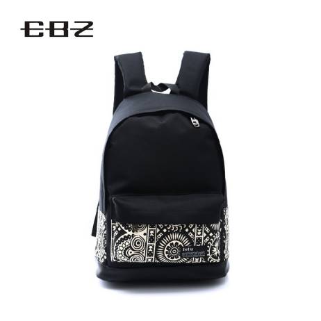 2015 Fashion Genuine Quality Floral Canvas Bag Schoolbag Backpack for Teenager Girls Laptop Bags Printing Women Backpacks SJB020