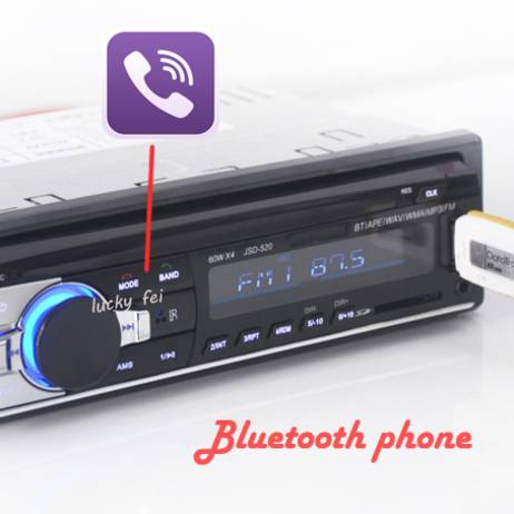 Car Radio Stereo Player Bluetooth Phone AUX-IN MP3 FM/USB/1 Din/remote control For Iphone 12V Car Audio Auto 2015 Sale New