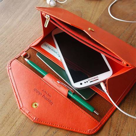 2015 Elegant Lady Wallet Synthetic Leather Envelope Design Women Wallets Hasp Candy Color Clutch 9 Colors Female Money Purses