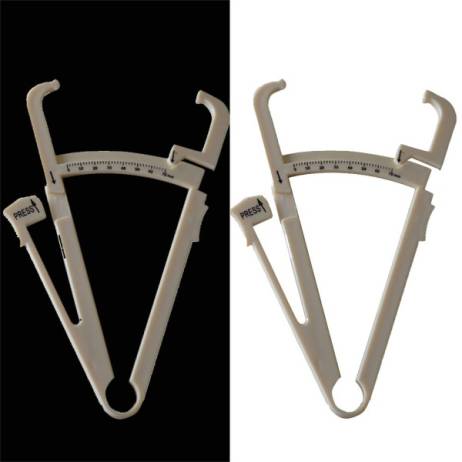 Hot Selling New Personal Measure Body Fat Loss Tester Caliper Keep Slim Fitness Clip B326 BlerHT