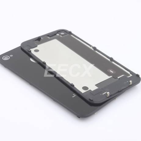 CN+ Top Quality Battery Cover For iPhone 4S Back Cover Door Rear Panel Plate Glass Housing Replacement Black/White