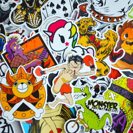 Car Styling Sticker Bomb Doodle Stickers Decals Skateboard Graffiti Snowboard Motorcycle Bicycle Luggage Bags Vinyl Accessories
