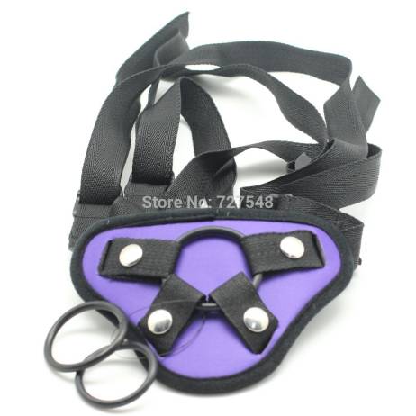 Purple satin strap on dildo harness,plus size adjustable Strapon Strap On harness Sex Toys For Woman for different Big Dildo