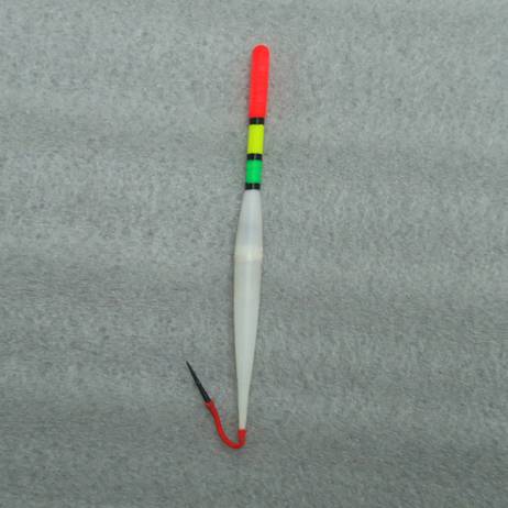 Night Fish Fishing Plastic Float Bobber Red Flashing With LED Light Power By Button Battery VCJ42 P