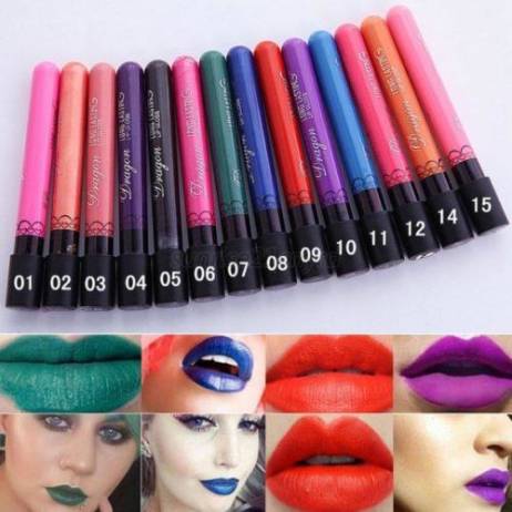 NEW Long Lasting Waterproof Lip Liquid Pencil Matte Lipstick Beauty Makeup Lip Gloss 4.4g