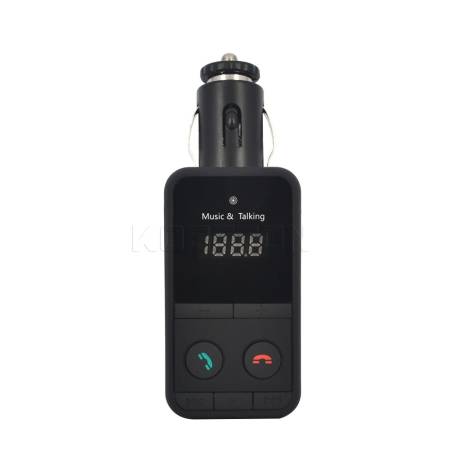 2016 Black Hands Free Wireless Bluetooth Car Kit MP3 Player FM Transmitter Modulator SD USB LCD Remote Controll Car Music Player