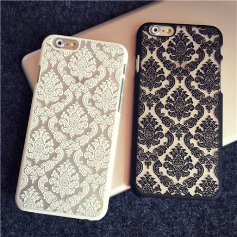 Luxury Vintage Flower Pattern Phone Cases Back coque for Apple iphone 6 Case for iphone 6S Plus cover