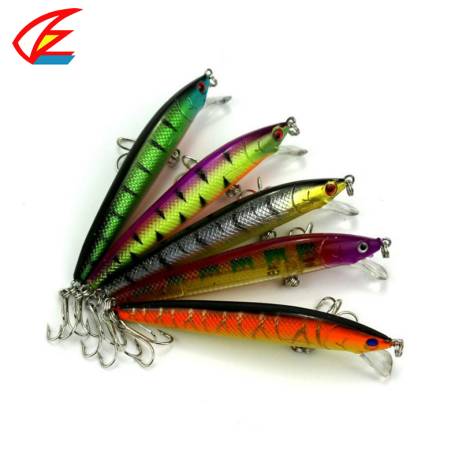 9.5cm 8.5g Fishing Lure Hard Baits Plastic Minnow Lures Swimbait Fake 3d Fish Eye Crankbait Fishing Accessories MI041