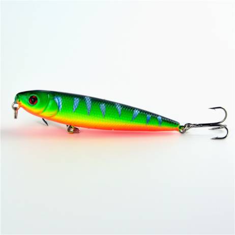 Hot Sale 1pcs/lot 9.2g 8cm 3D Red Eyes Pencil Lure Dog Fishing Pike Fishing Lure Saltwater Minnow Fishing Tackles