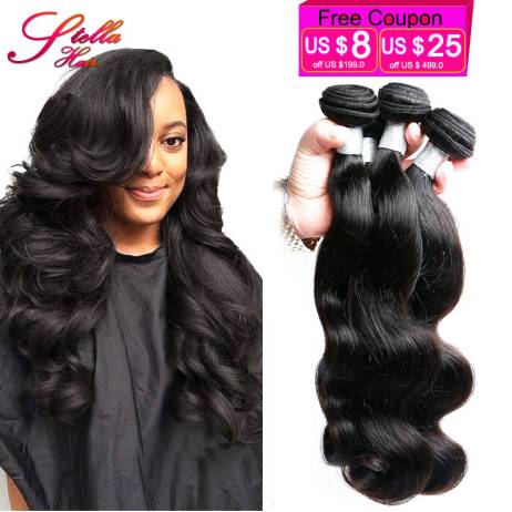 Brazilian Virgin Hair Body Wave 8A Grade Virgin Unprocessed Human Hair Weave 3 Bundles Natural Queen Hair Brazilian Body Wave