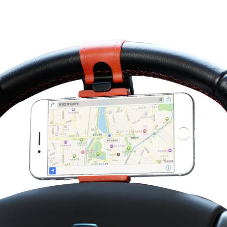 Universal Car Steering Wheel Phone Socket Holder Navigate Case Cover For iPhone SE 4 5S 6S Plus For Samsung Galaxy S7 S5 S6 edge