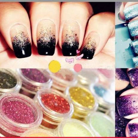 High-temperature laser glitter nail supplies tools accessories sequined glitter nail Glitter Nail art tools 11