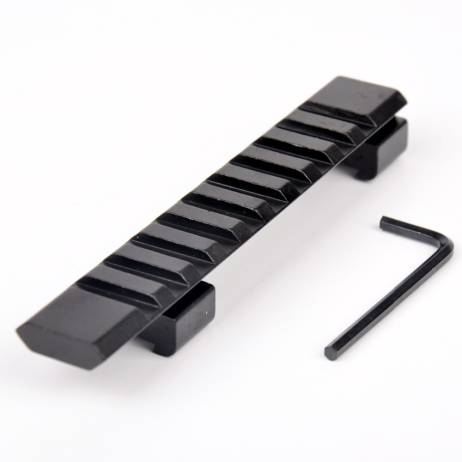 Hot sell hunting rail mount 11mm Picatinny Rail with 10 Slots and 124mm Length Hunting Rifle/Air Gun weaver hunting scope mount
