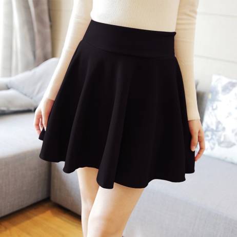 SHOWME New Sexy Women Skirt Fashion Fall Winter Skirts Plus Size XL High Waist Pleated Skirt Black Tennis Skater Skirt For Women