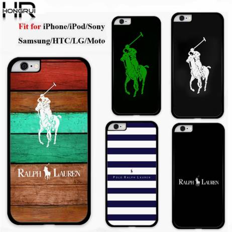 Luxurious Striped Polo Ralph Lauren Cell Phone Cases for iPhone 5 6 Cover for Samsung Galaxy S6 Brand Case S5 Shell Accessories