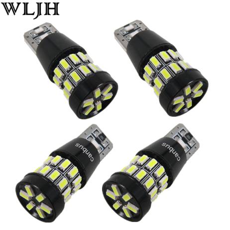 4pcs 5W Canbus W5W LED T10 Light 3014 SMD 12V Car LED Interior Light Clearance Bulbs Backup Reverse Lamp Number Parking Light