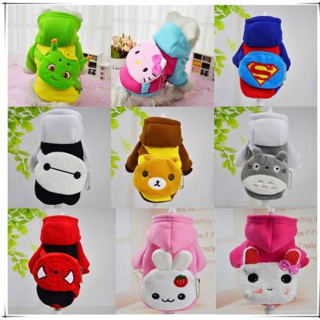 New Pet Cat Dog Costume Warm Winter Dogs Clothes Hoodie Coat Cute Jumpsuit Dog Coats Clothing for Pet 12001