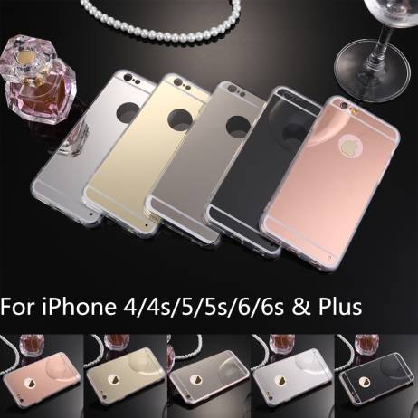 2016 Hot Luxury Soft Clear TPU Cover Case For Apple iPhone 6 6S 4.7 inch / 6 6S Plus 5.5 inch 5 5S 4 4S Back Phone Bags Cases